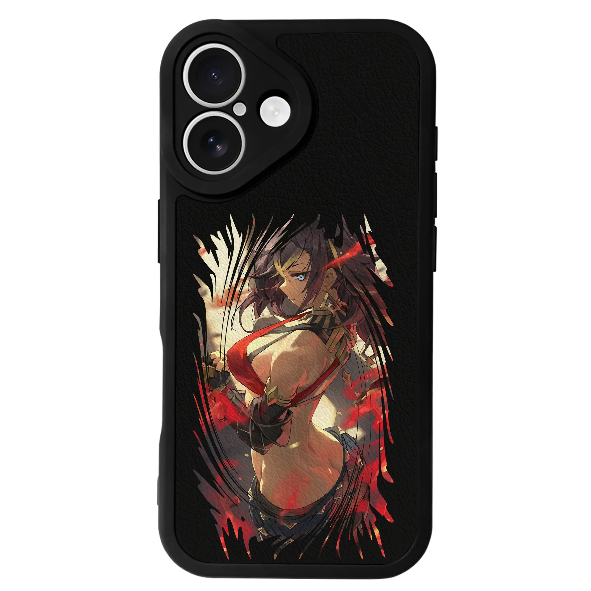 原 神 グッズ ディシア - IPhone 16シリーズ対応 ・ シリコンスマホケース ・ レザー調 ・ 高精度フィット ・ 耐衝撃 ・ ワイヤレス充電対応 ・ 精密カット